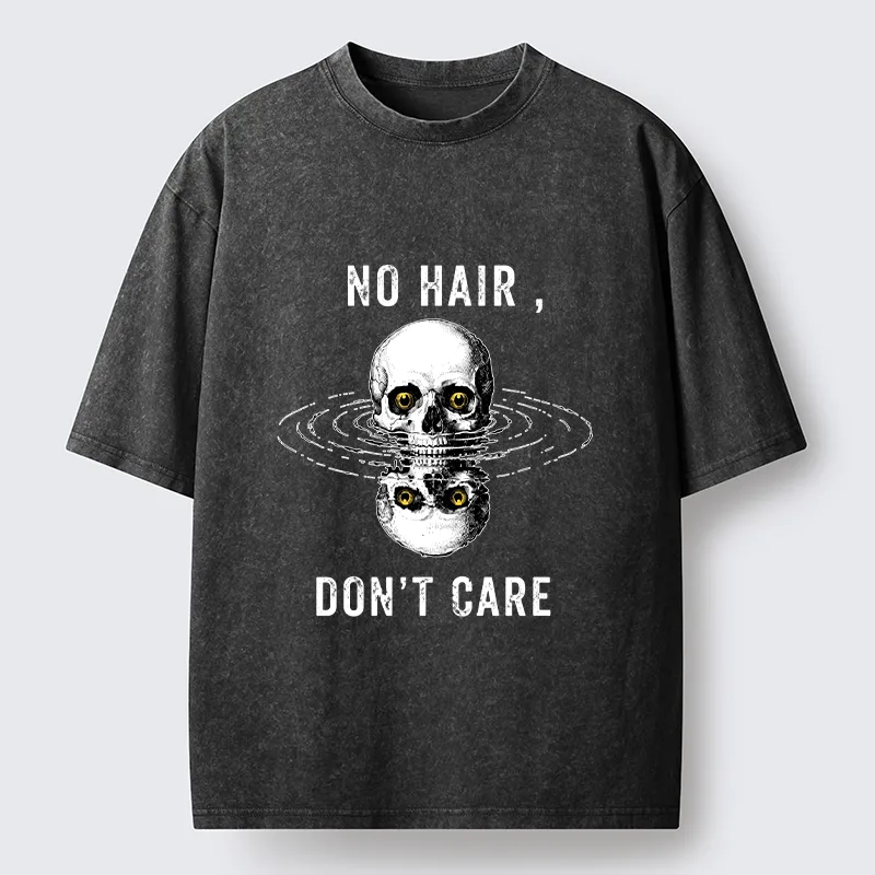 Tokyo-Tiger Skull Water Reflection Washed T-Shirt