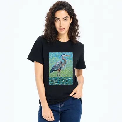 Tokyo-Tiger Color Block Heron Classic T-Shirt