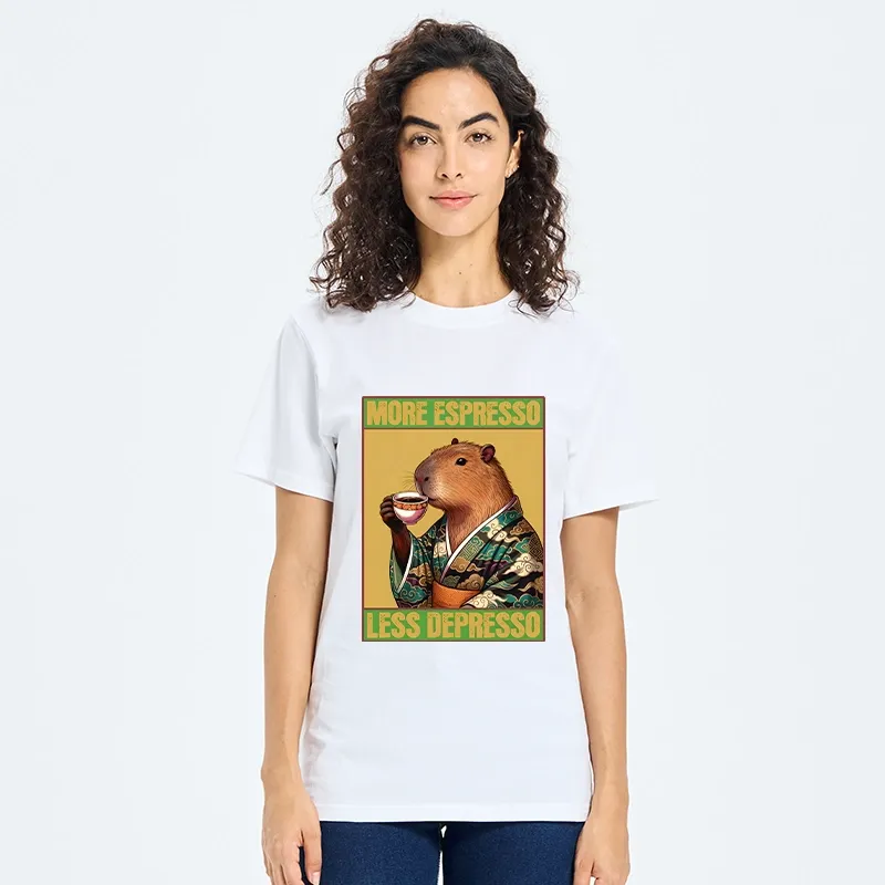 Tokyo-Tiger Capybara Coffee Break Classic T-Shirt
