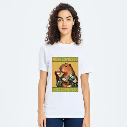 Tokyo-Tiger Capybara Coffee Break Classic T-Shirt