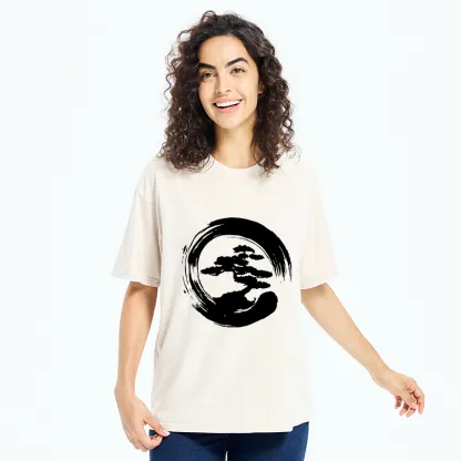 Tokyo-Tiger Zen Bonsai Washed T-Shirt