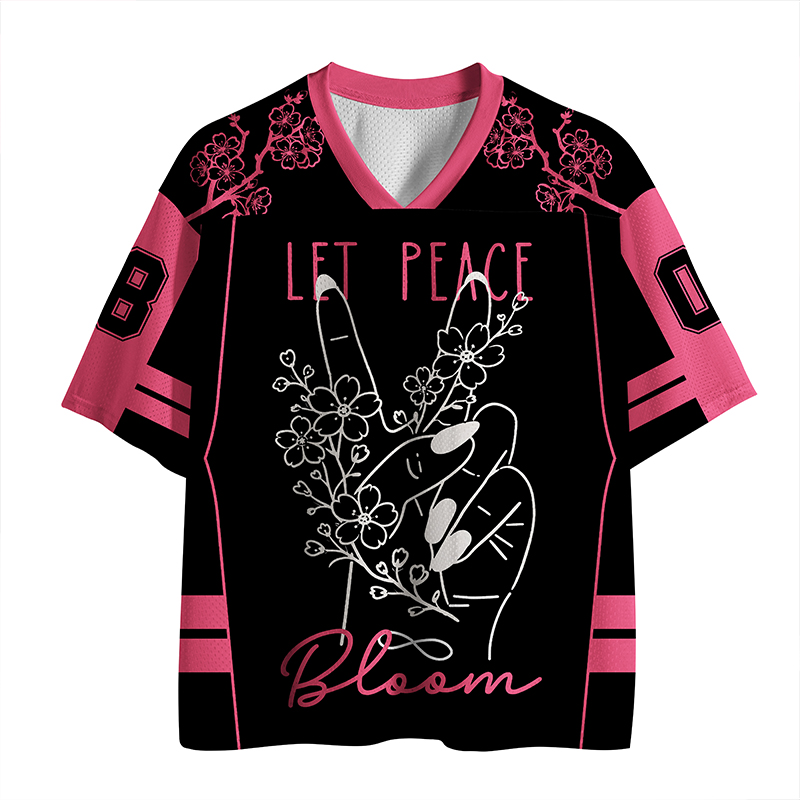 Tokyo-Tiger Petals Of Peace Mesh Jersey