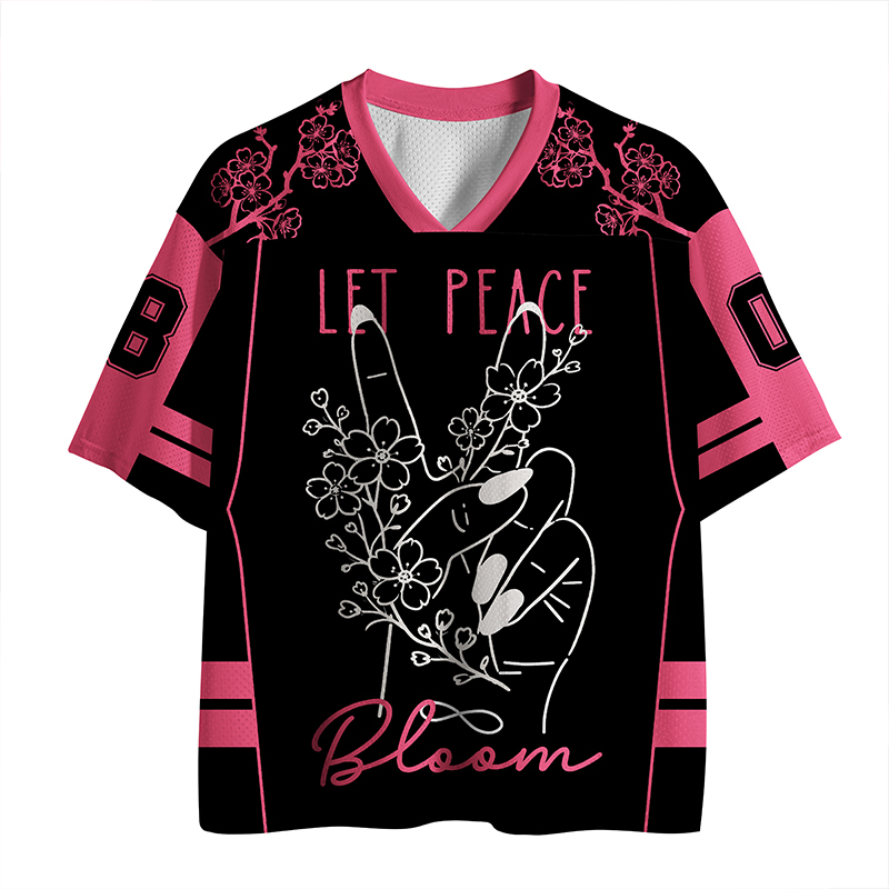 Tokyo-Tiger Petals Of Peace Mesh Jersey