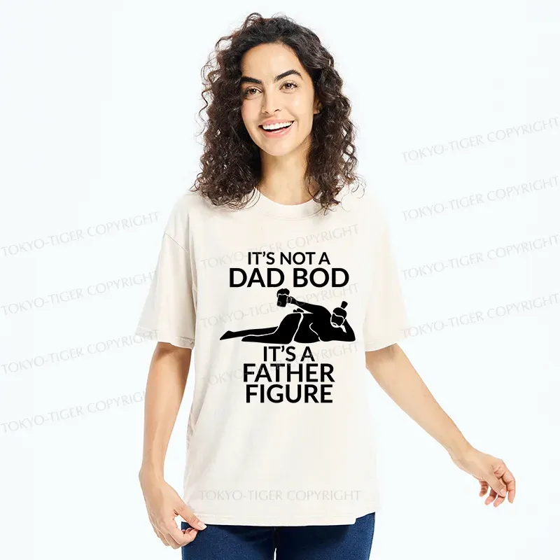 Tokyo-Tiger Japanese Father Figure Funny Washed T-Shirt