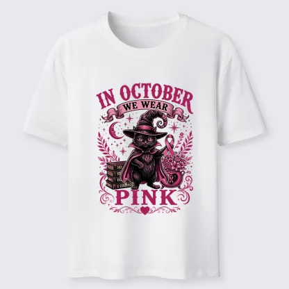 Tokyo-Tiger Witch Cat Breast Cancer Awareness Classic T-Shirt