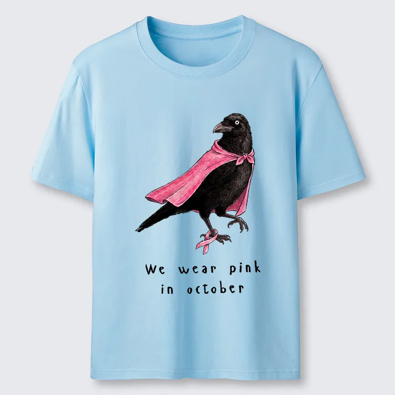 Tokyo-Tiger Pink Ribbon Raven Breast Cancer Awareness Classic T-Shirt