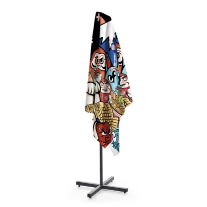 Tokyo-Tiger Traditional Japanese Elements Beach Towel