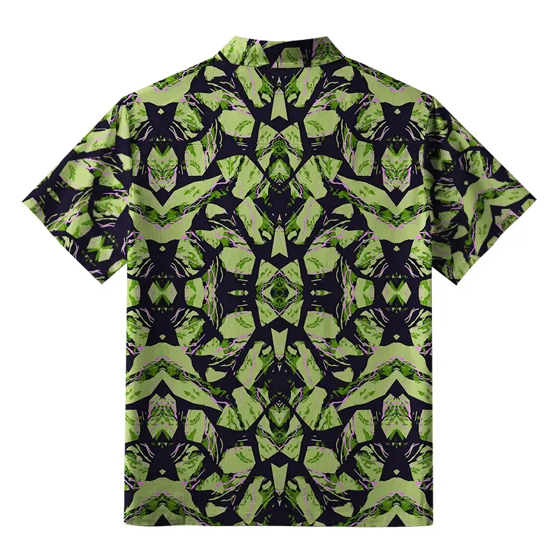Tokyo-Tiger Geometric Art In The Forest Aloha Hawaiian Shirt