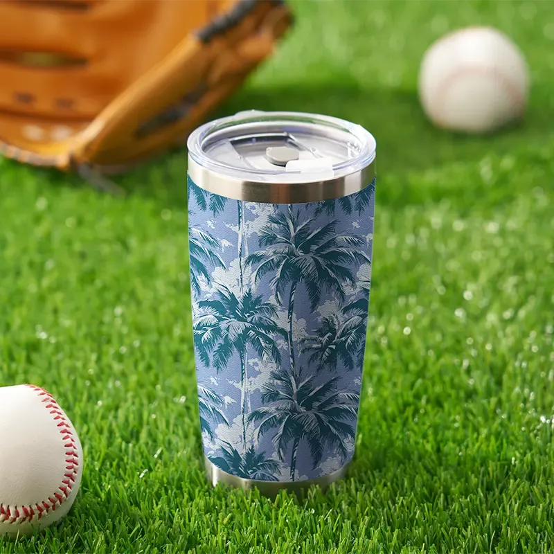 Tokyo-Tiger Coconut Palm 20oz Tumbler