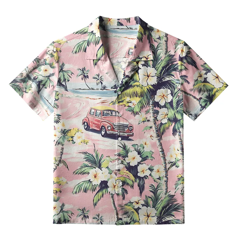 Tokyo-Tiger Beachside Vintage Ride Aloha Hawaiian Shirt