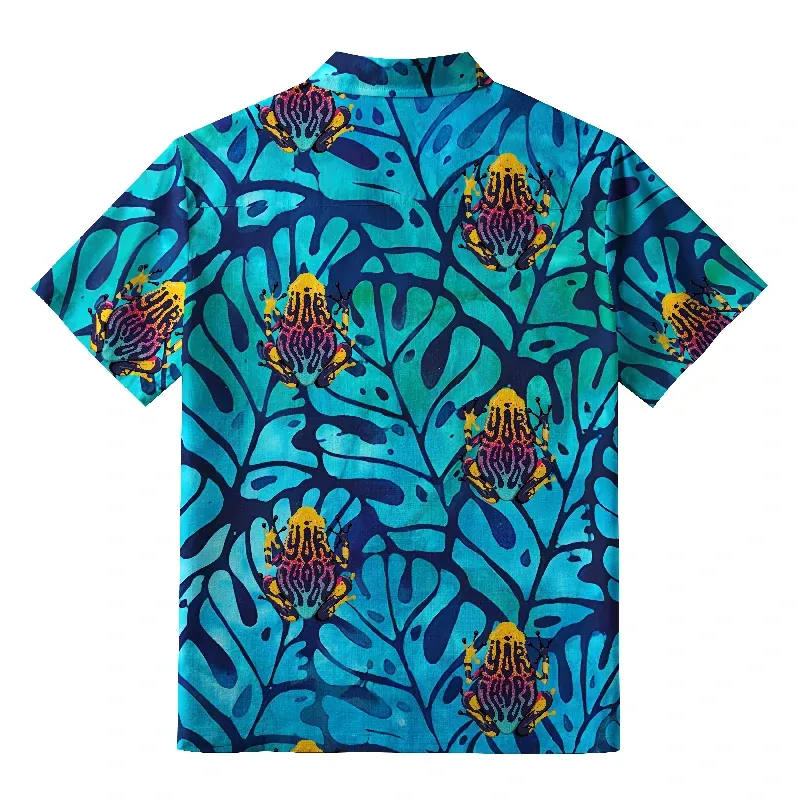 Tokyo-Tiger Japanese Retro Frog Hawaiian Shirt