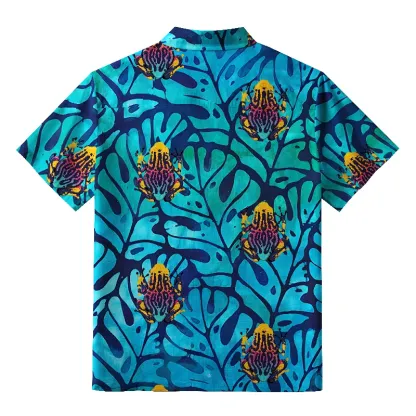 Tokyo-Tiger Japanese Retro Frog Hawaiian Shirt