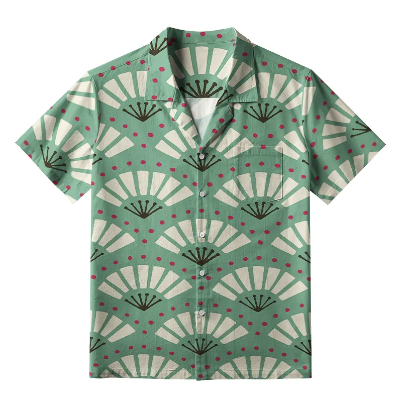 Tokyo-Tiger Japanese Fan Aloha Hawaiian Shirt Sale