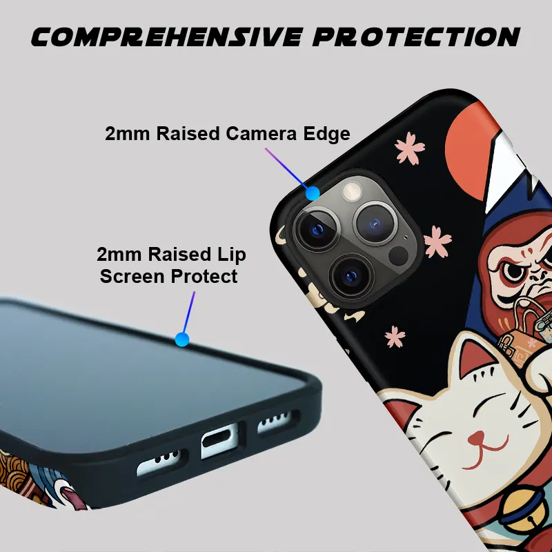 Tokyo-Tiger Traditional Japanese Elements Phone Case