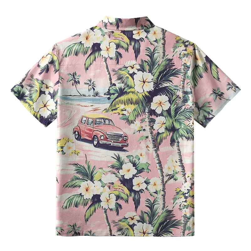 Tokyo-Tiger Beachside Vintage Ride Aloha Hawaiian Shirt