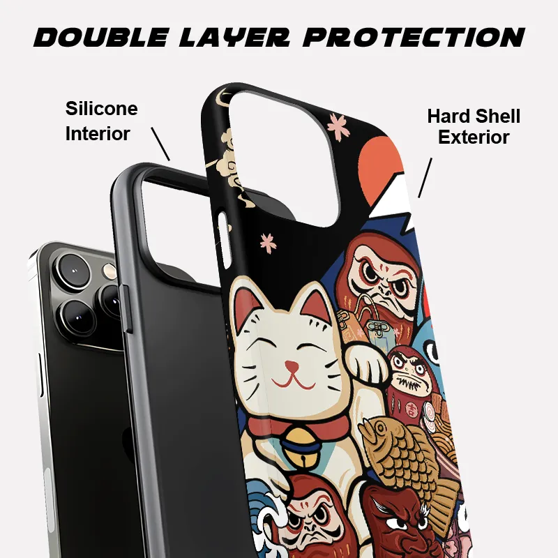 Tokyo-Tiger Traditional Japanese Elements Phone Case