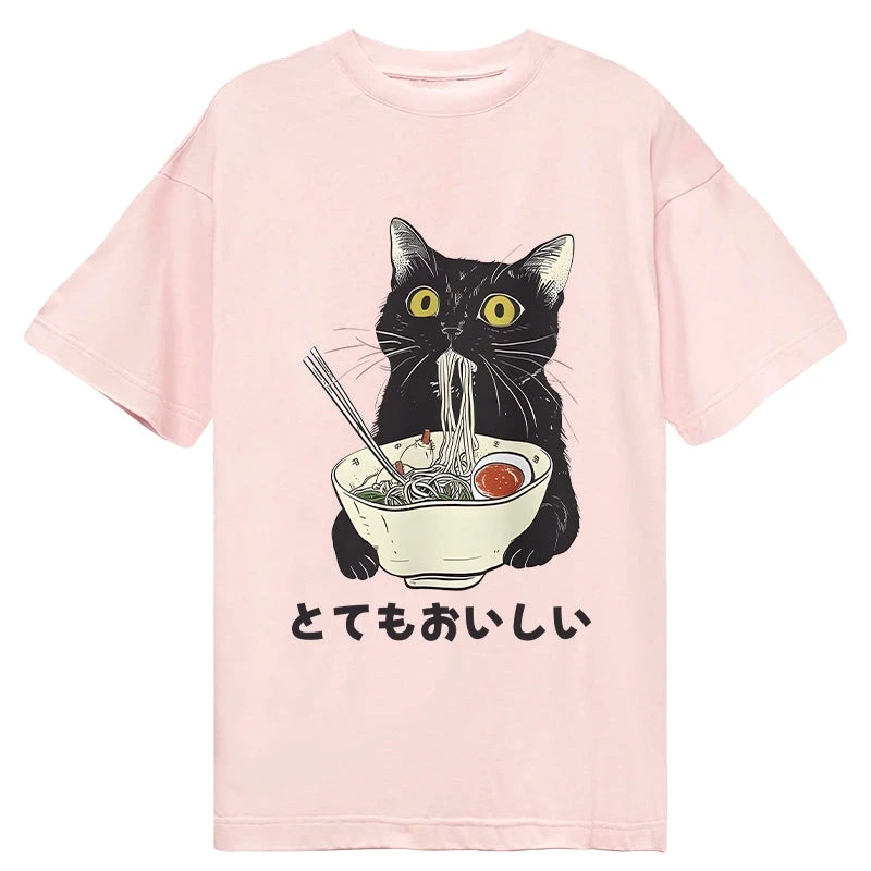 Cat ramen shirt best sale