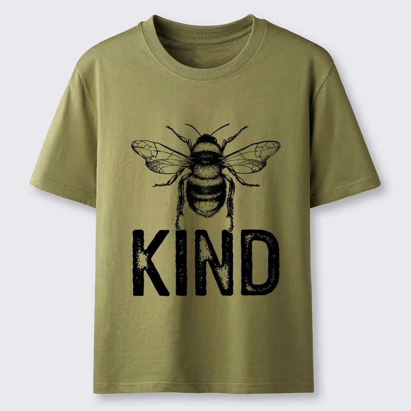 Tokyo-Tiger Minimalist Bee Kind Illustration Classic T-Shirt