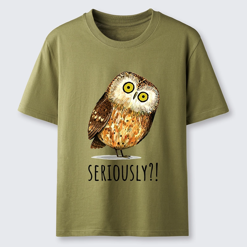 Tokyo-Tiger Seriously Confused Owl Meme Art Classic T-Shirt