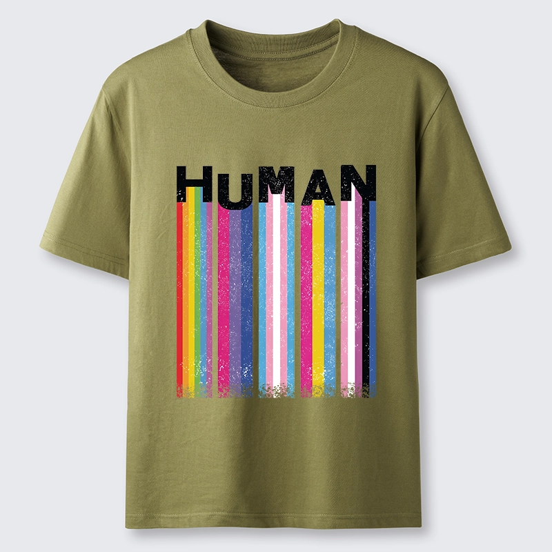 Tokyo-Tiger Rainbow Stripes Human Pride Classic T-Shirt