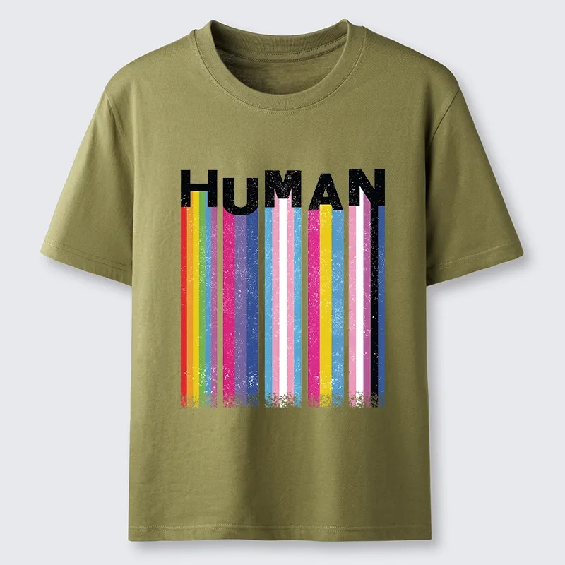 Tokyo-Tiger Rainbow Stripes Human Pride Classic T-Shirt