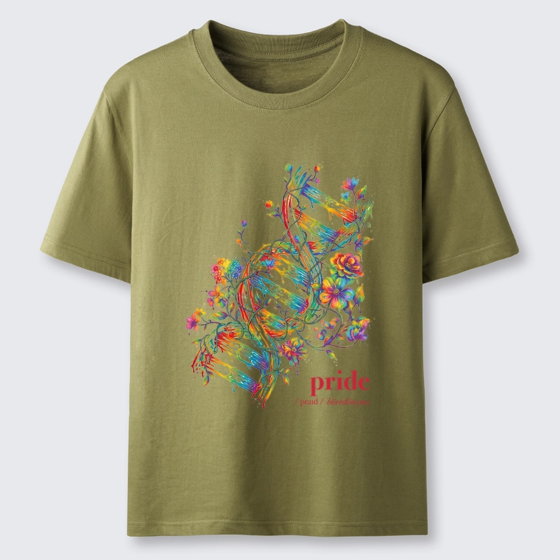 Tokyo-Tiger Floral Rainbow DNA Full Of Pride Spirit Classic T-Shirt