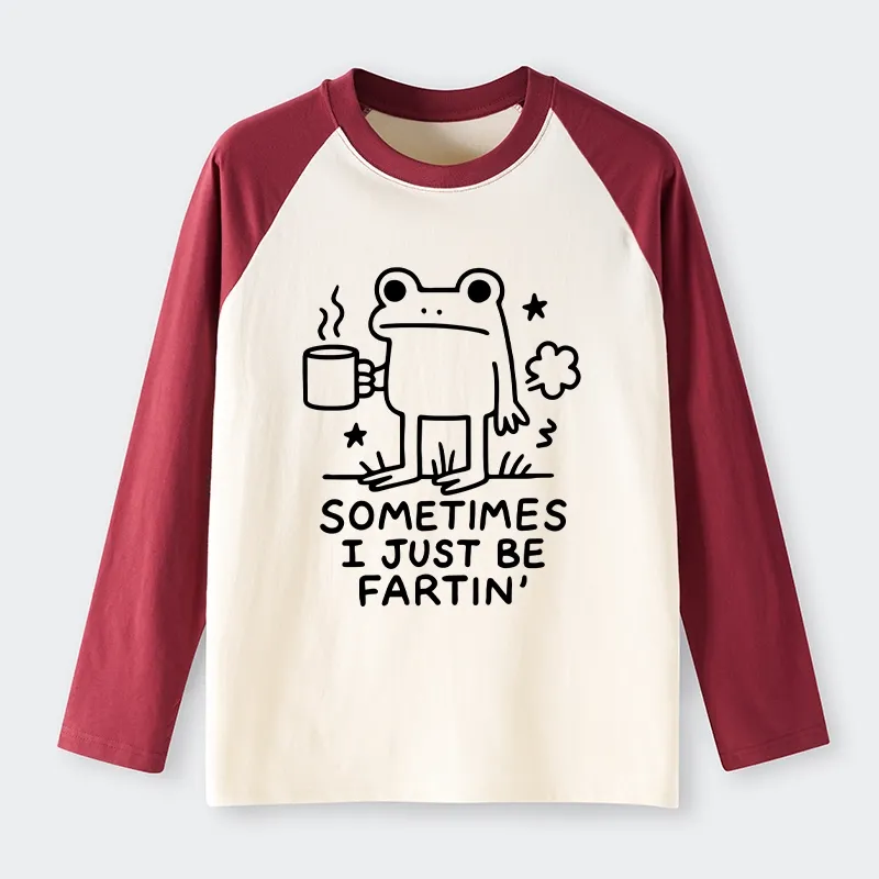 Tokyo-Tiger Sometimes A Frog Just Needs To Fart Raglan Long Sleeve T-shirt Sale
