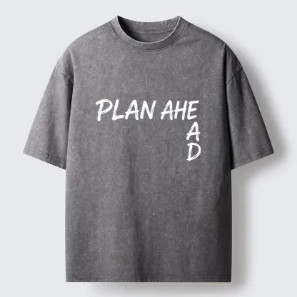 Tokyo-Tiger Plan Ahead Do Not Rush Things Washed T-Shirt