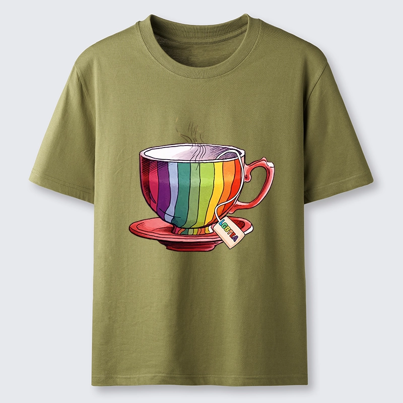 Tokyo-Tiger Rainbow Pride Tea Cup Classic T-Shirt
