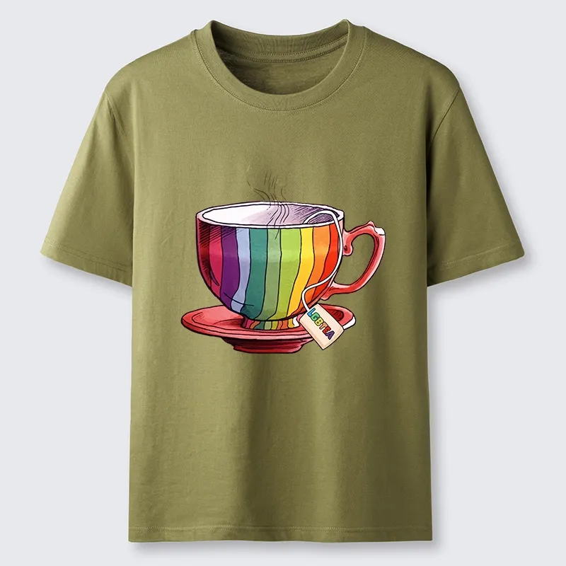 Tokyo-Tiger Rainbow Pride Tea Cup Classic T-Shirt