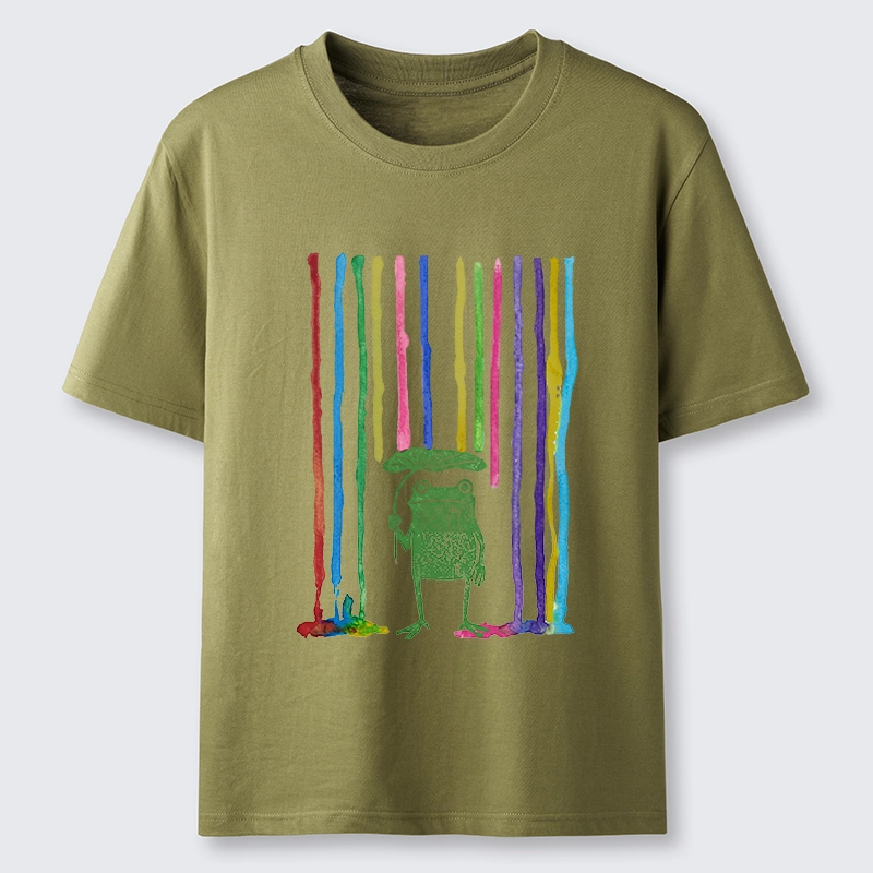 Tokyo-Tiger Frog Under The Rainbow Rain Classic T-Shirt