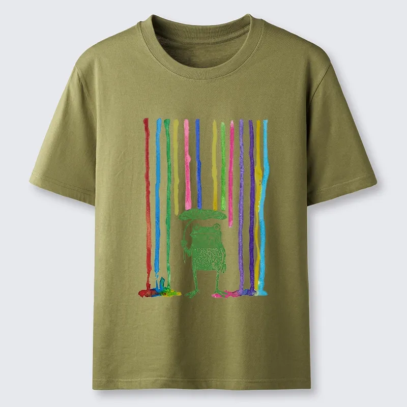 Tokyo-Tiger Frog Under The Rainbow Rain Classic T-Shirt