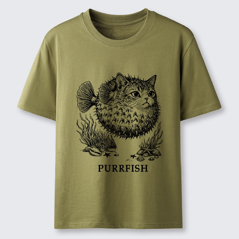 Tokyo-Tiger Spiky Puffer With Cute Cat Head Classic T-Shirt