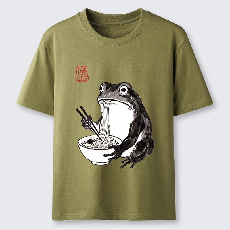 Tokyo-Tiger Cat Loves Eating Pasta Classic T-Shirt