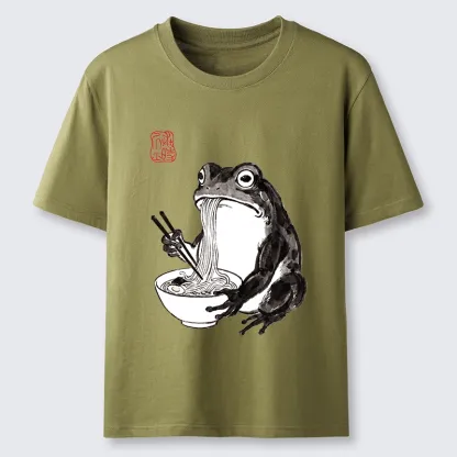 Tokyo-Tiger Cat Loves Eating Pasta Classic T-Shirt
