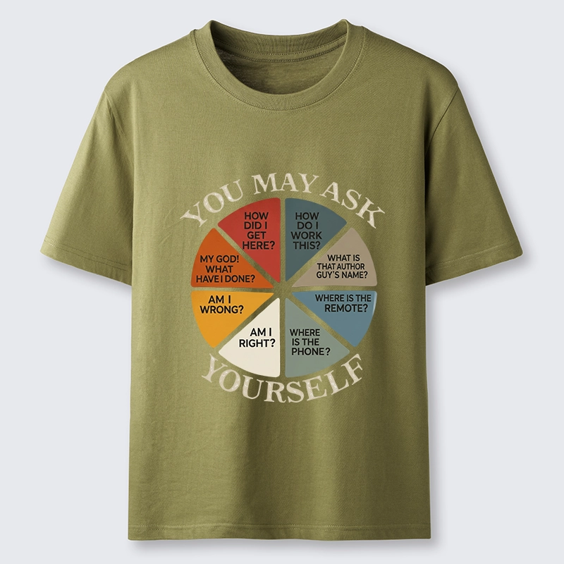 Tokyo-Tiger Full Of Self Doubt Questions Wheel Classic T-Shirt