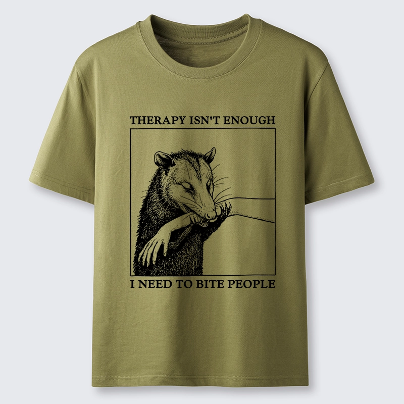 Tokyo-Tiger Funny Opossum Biting People Classic T-Shirt