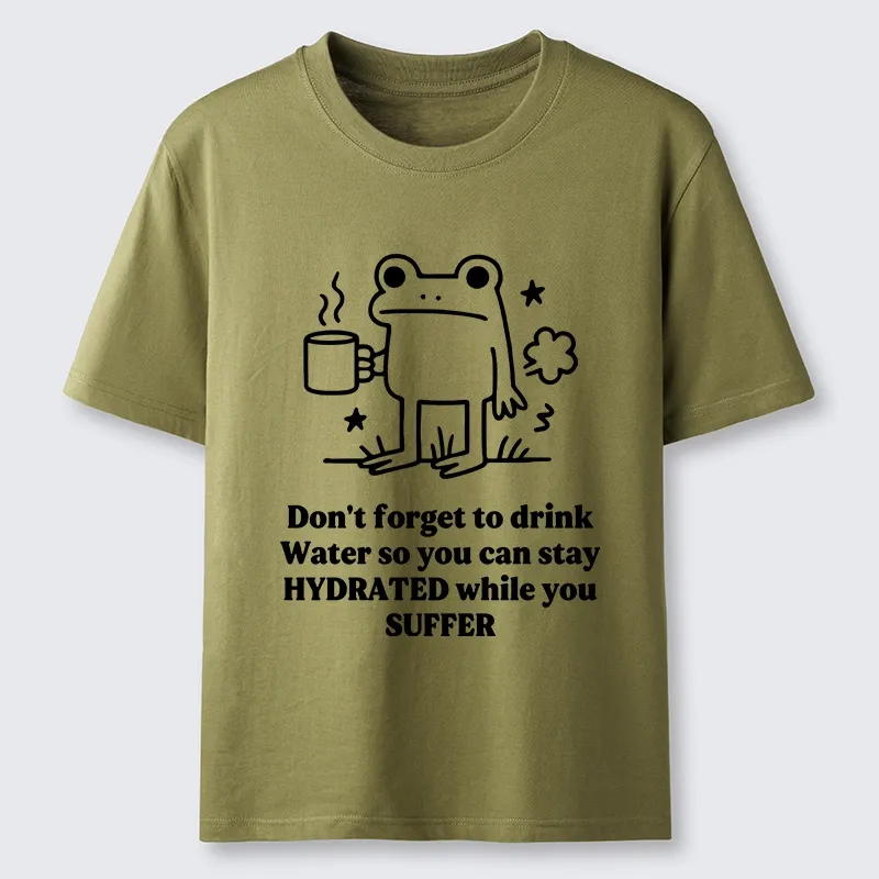 Tokyo-Tiger Frog Says Drink Water Classic T-Shirt