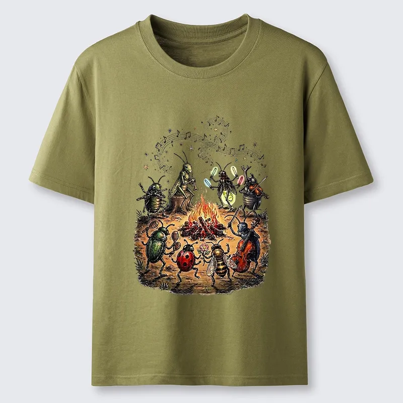 Tokyo-Tiger Bug Band Campfire Jam Classic T-Shirt Sale