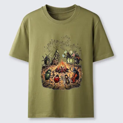 Tokyo-Tiger Bug Band Campfire Jam Classic T-Shirt