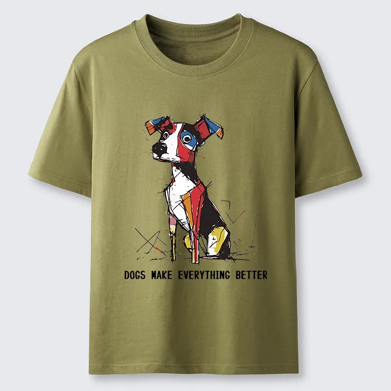Tokyo-Tiger Colorful Puppy Street Art Graphic Classic T-Shirt