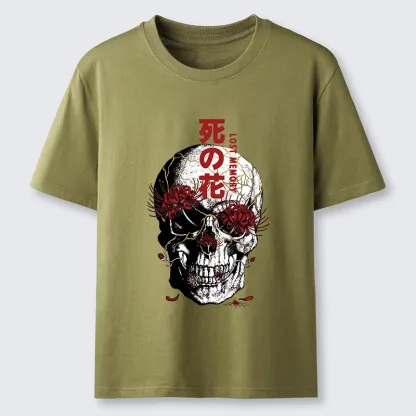 Tokyo-Tiger Dark Goth Spider Lily Skull Art Classic T-Shirt