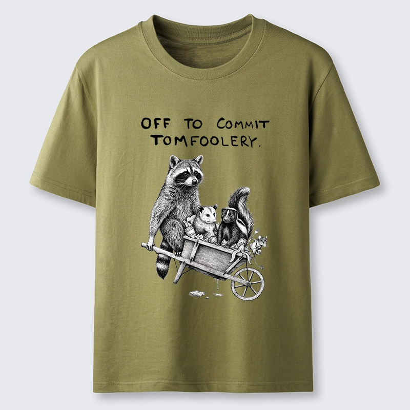 Tokyo-Tiger Raccoon Crew On A Mission Classic T-Shirt