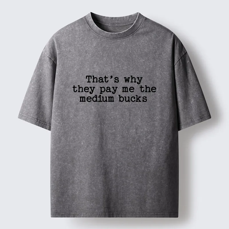 Tokyo-Tiger Relatable Work Salary Funny Quote Washed T-Shirt