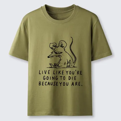 Tokyo-Tiger Funny Meme Sarcastic Rat Life Truth Classic T-Shirt
