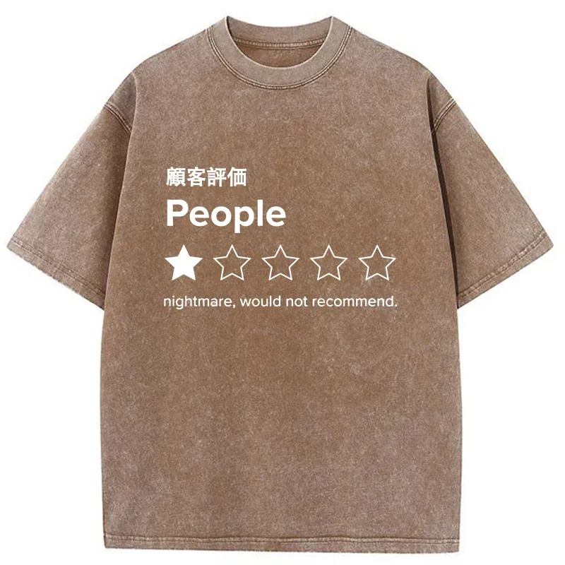 Tokyo-Tiger Not Recommended For People Washed T-Shirt