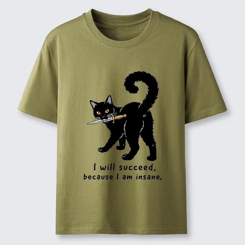 Tokyo-Tiger Brave Black Cat Wild Success Vibe Classic T-Shirt