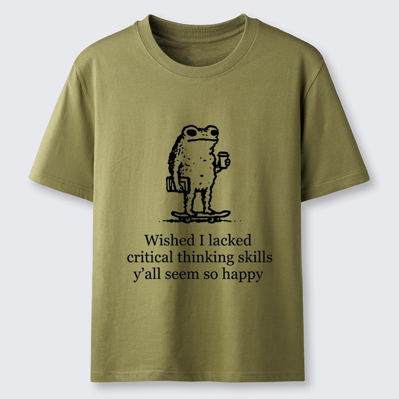 Tokyo-Tiger Skate Frog Deep Thought Funny Meme Classic T-Shirt