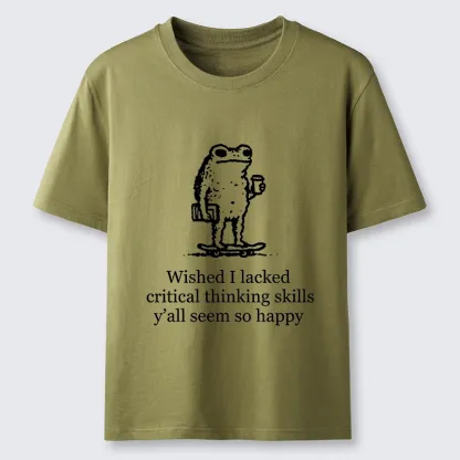 Tokyo-Tiger Skate Frog Deep Thought Funny Meme Classic T-Shirt