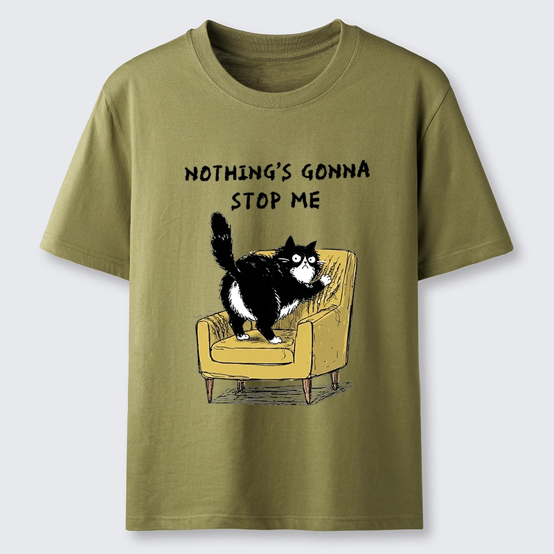 Tokyo-Tiger Sassy Cat Scratch Sofa Relatable Print Classic T-Shirt